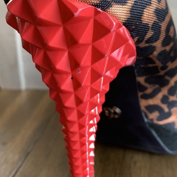 Rachel by Rachel Roy Kimi Leopard Spiked Heels - 7 - Picture 5 of 6